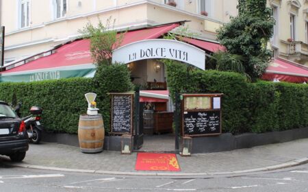 Restaurant La Dolce Vita in Frankfurt - Eingang 2